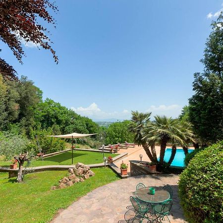 Villa Carolina - Piscina E Parco Panoramico Campagnano Di Roma Bagian luar foto