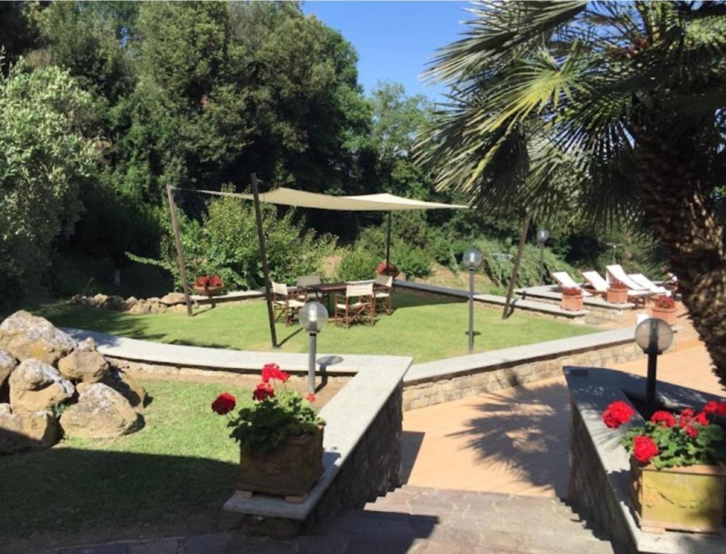 Villa Carolina - Piscina E Parco Panoramico Campagnano Di Roma Bagian luar foto