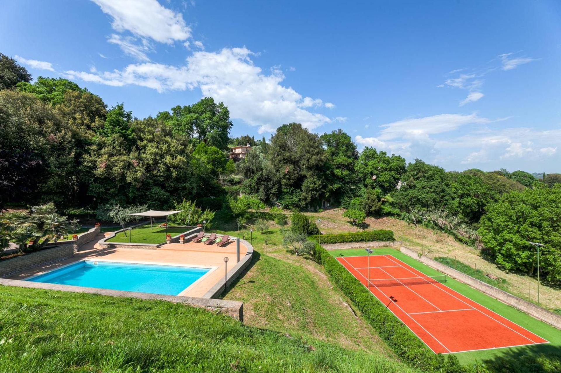 Villa Carolina - Piscina E Parco Panoramico Campagnano Di Roma Bagian luar foto